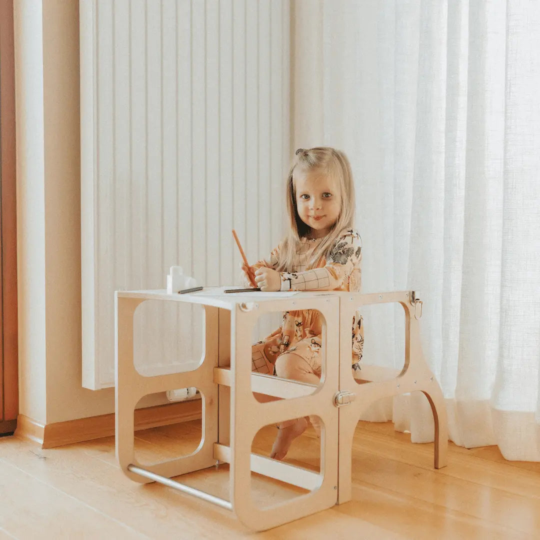 STEP’n’SIT transformed into table and chair set