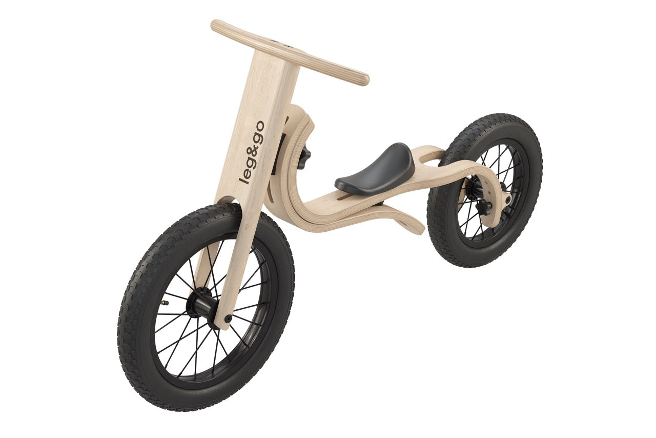 3-in-1 balance bike for toddlers in wooden frame — Balance Bike 3in1 — AlmaVidaKids