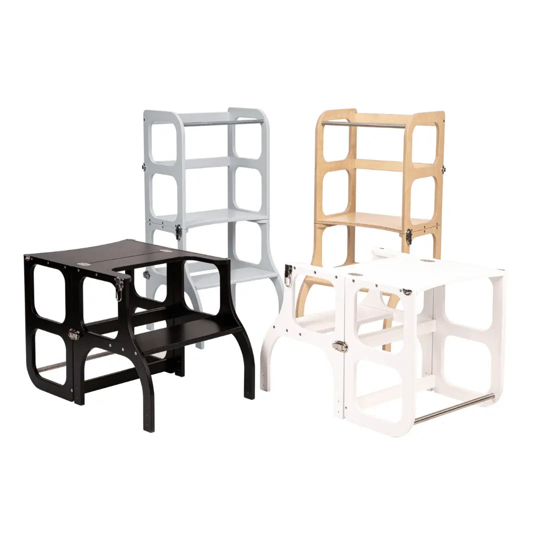Premium birch plywood helper tower for children
