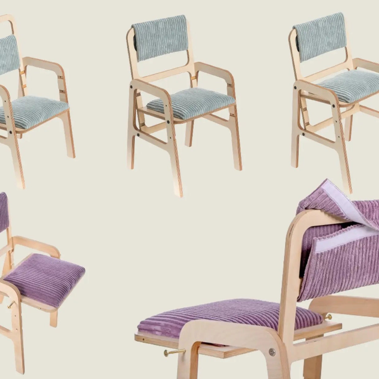 Adjustable Children Table and Chair set Luula - AlmaVidaKids