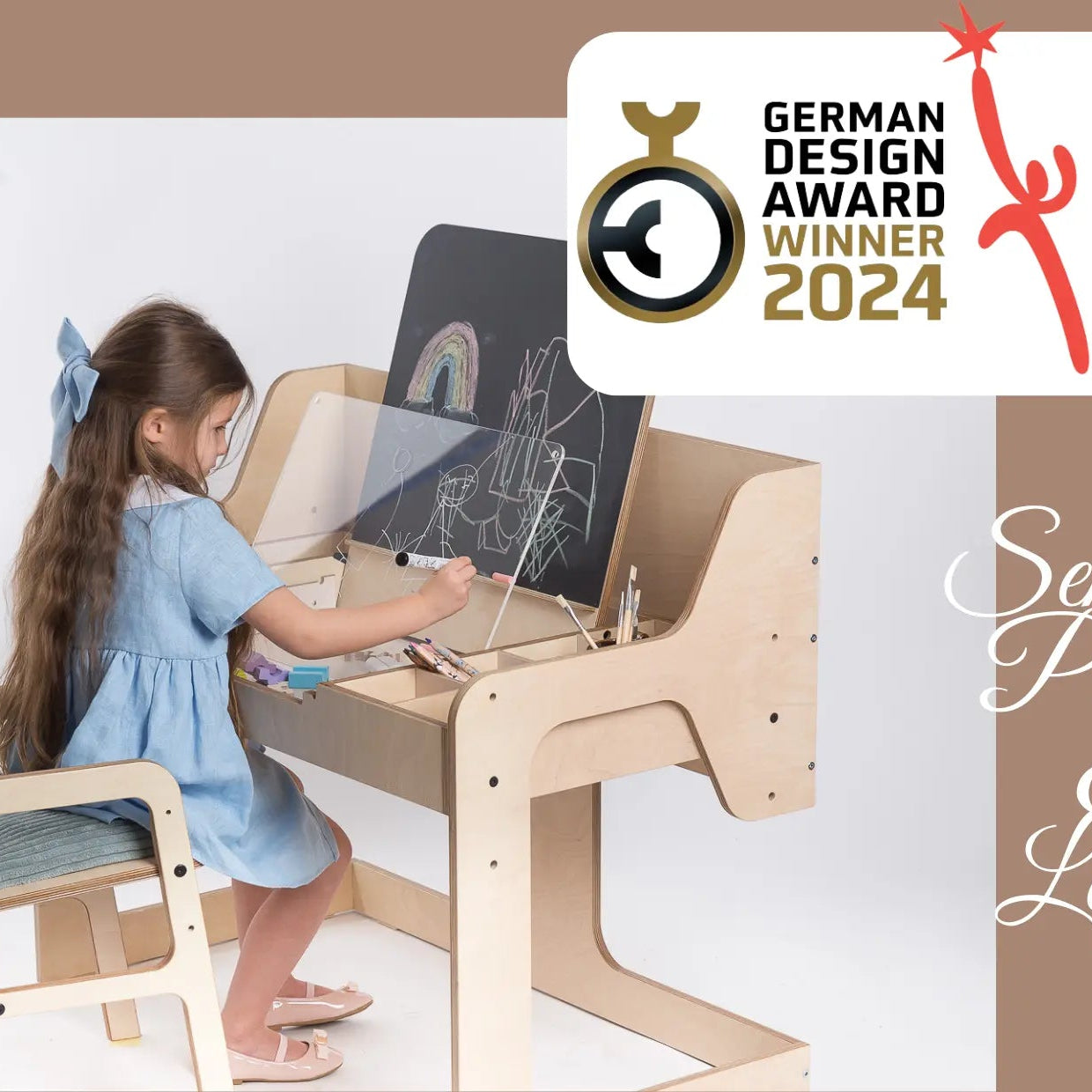 Adjustable Children Table and Chair set Luula - AlmaVidaKids