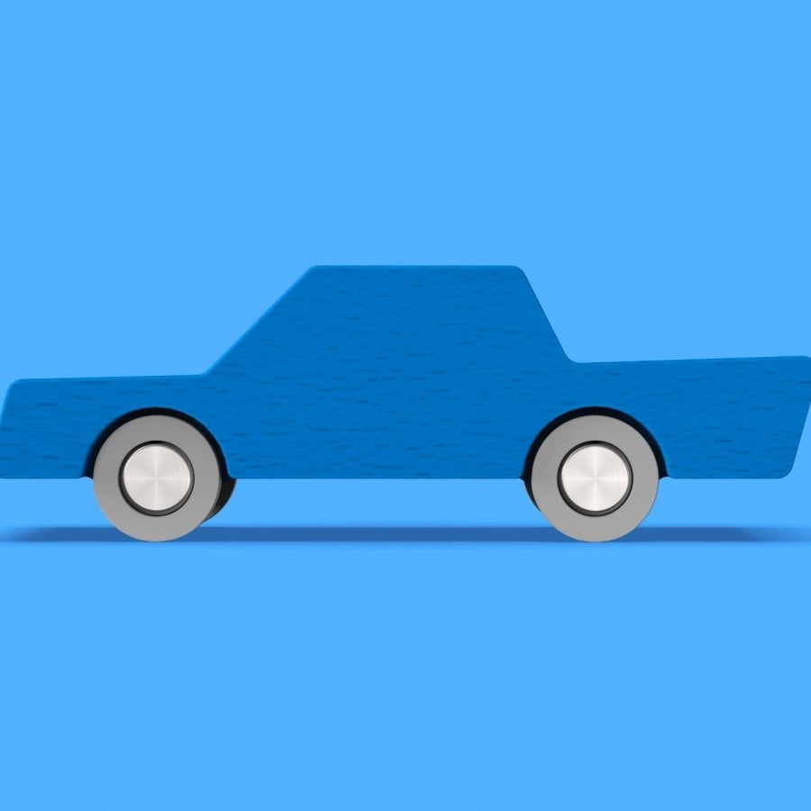 Back and Forth car Blue - AlmaVidaKids