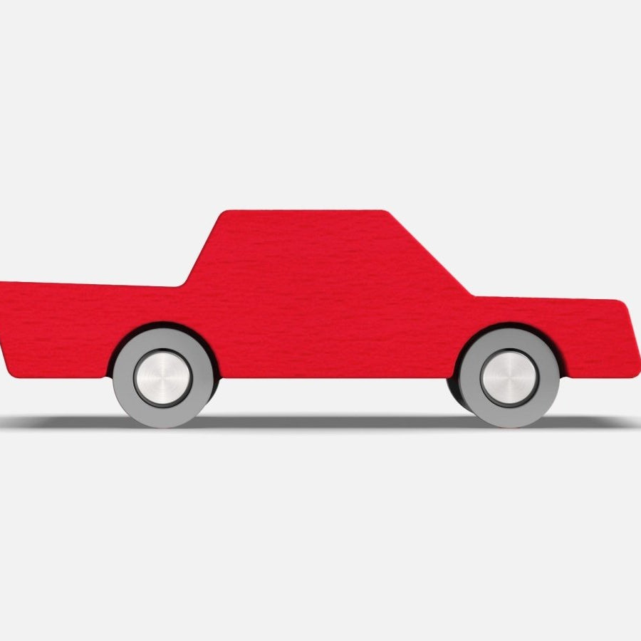 Back and Forth car Red - AlmaVidaKids