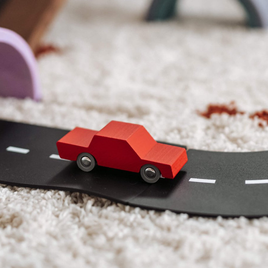 Back and Forth car Red - AlmaVidaKids