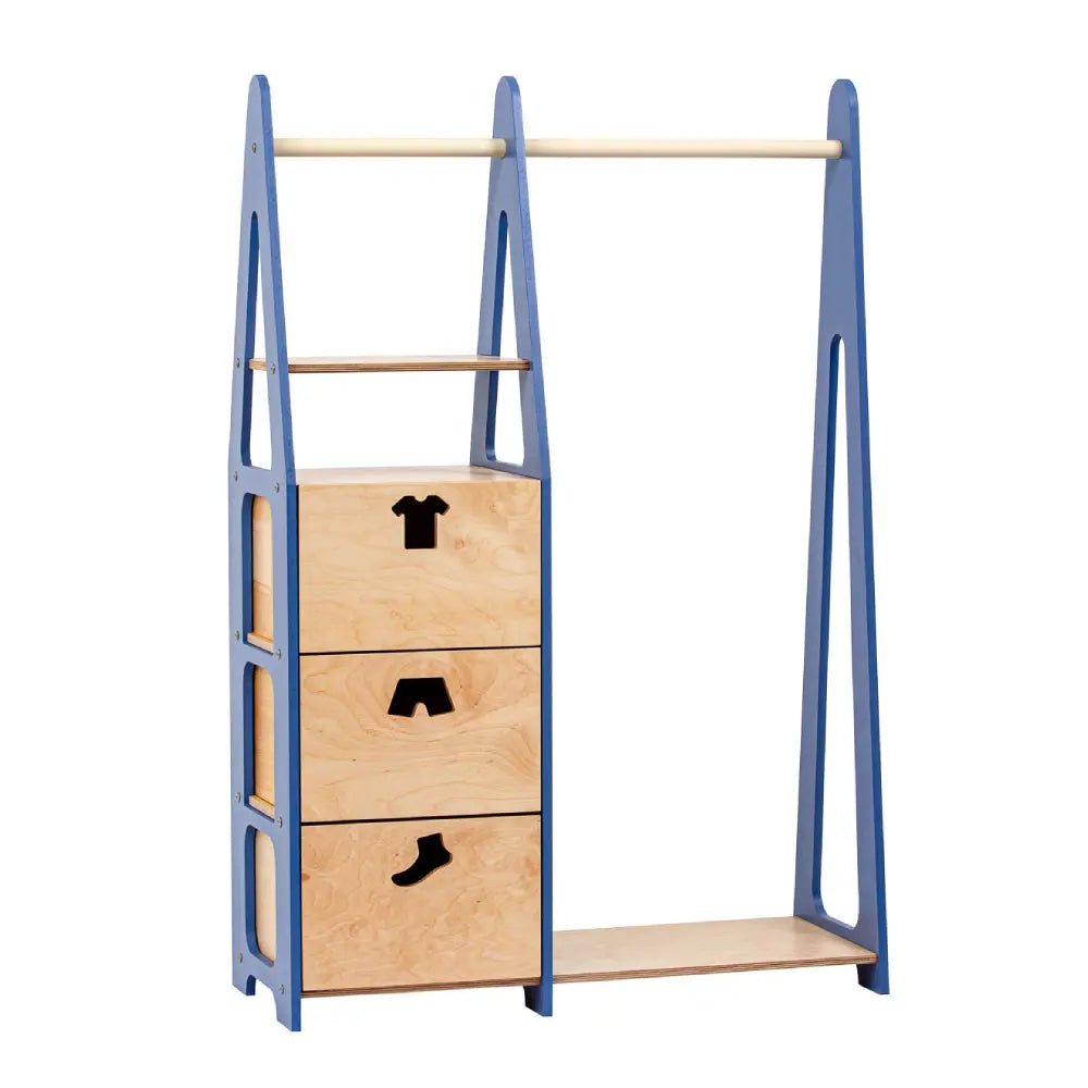 Clothing rack with drawers - AlmaVidaKids