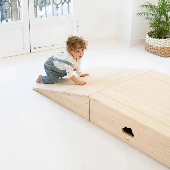 Crawling pack · Pikler inspired drawer and ramps - AlmaVidaKids