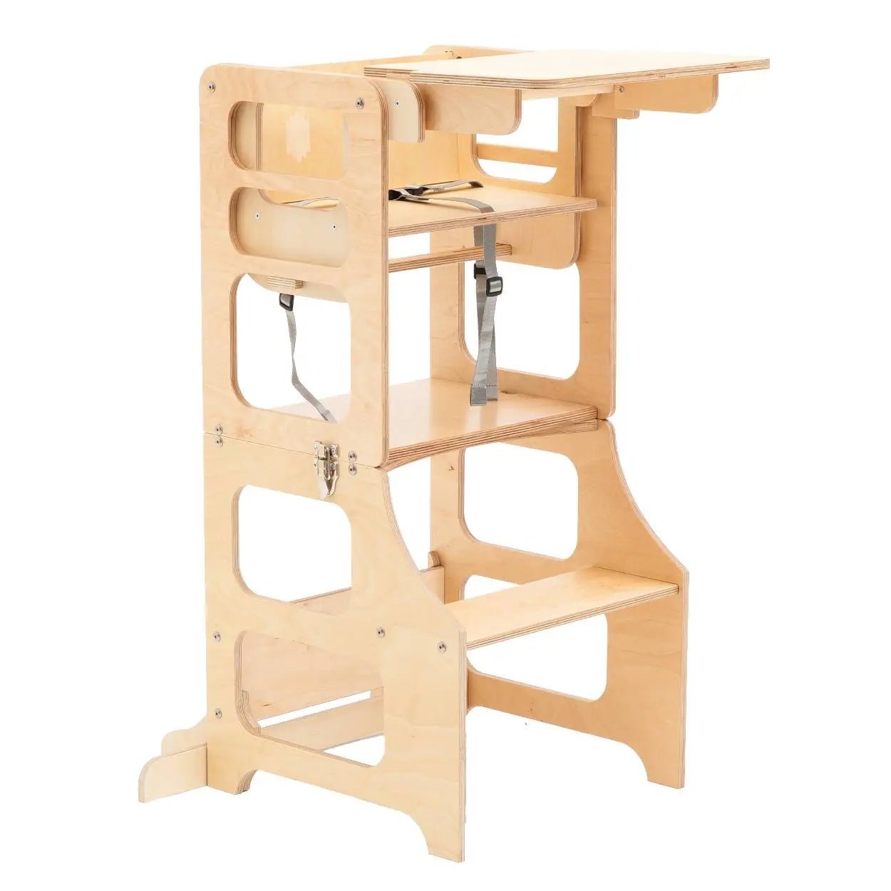 Foldable learning tower high chair - AlmaVidaKids