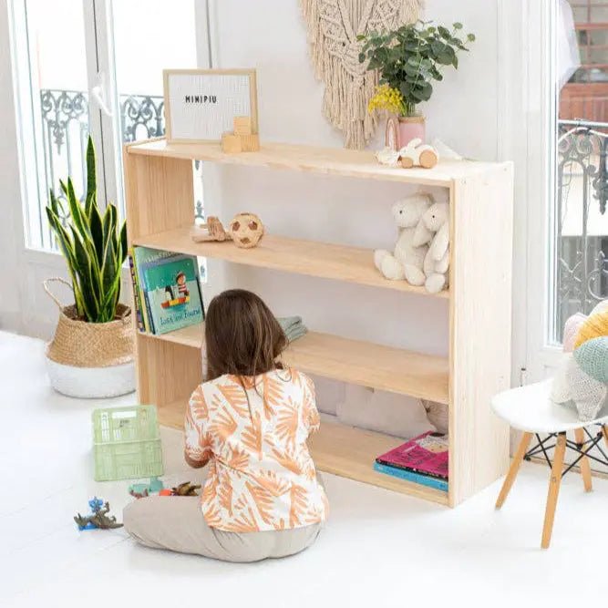 Large Montessori Bookcase - AlmaVidaKids