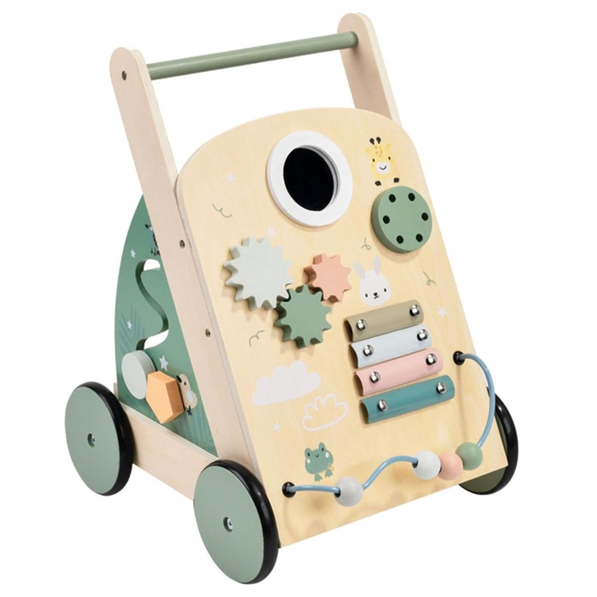 LearnWalker – Creatief & Educatief – Montessori Loopwagen - AlmaVidaKids