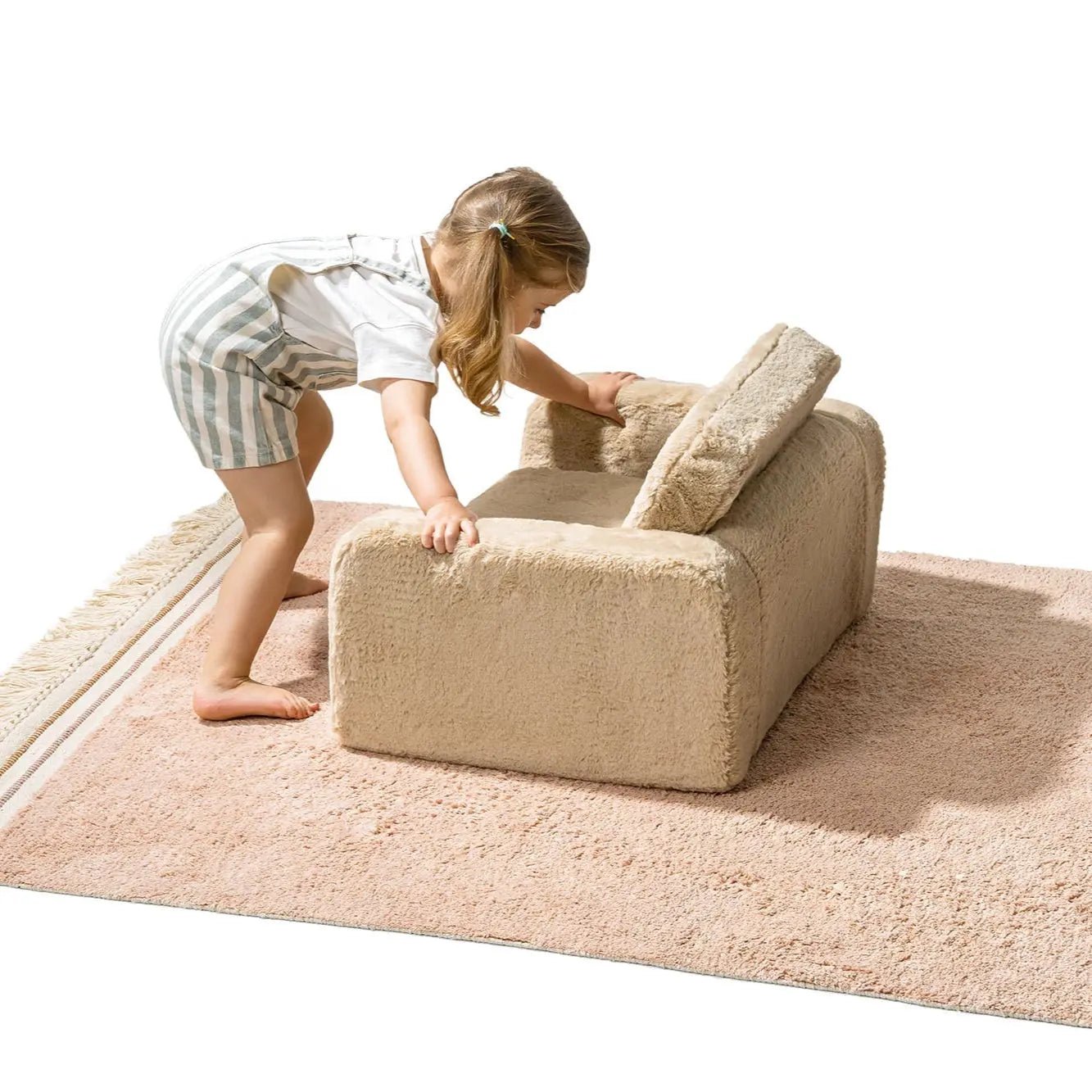 Lumi Chair Bunny – 2 - in - 1 Kids Chair and Nap Mattress - AlmaVidaKids