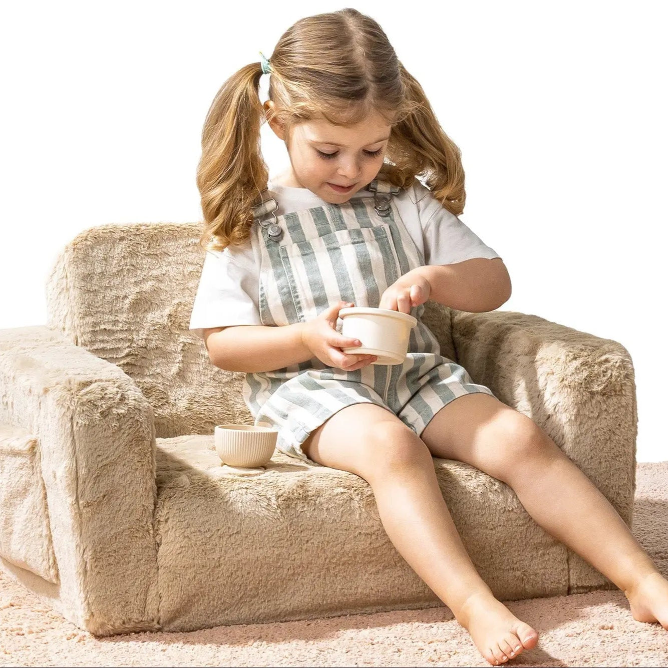 Lumi Chair Bunny – 2 - in - 1 Kids Chair and Nap Mattress - AlmaVidaKids