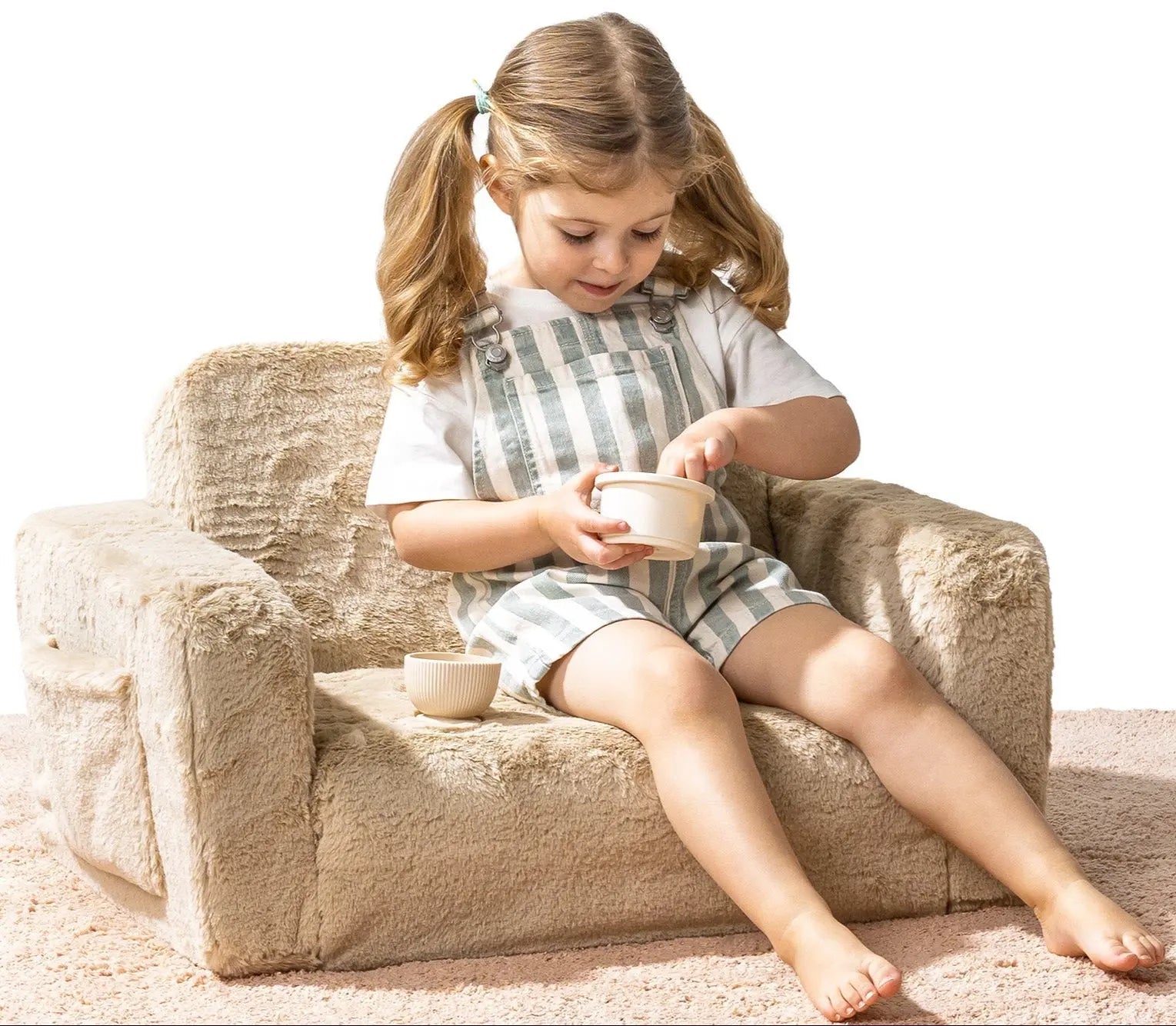 Lumi Chair Bunny – 2 - in - 1 Kids Chair and Nap Mattress - AlmaVidaKids