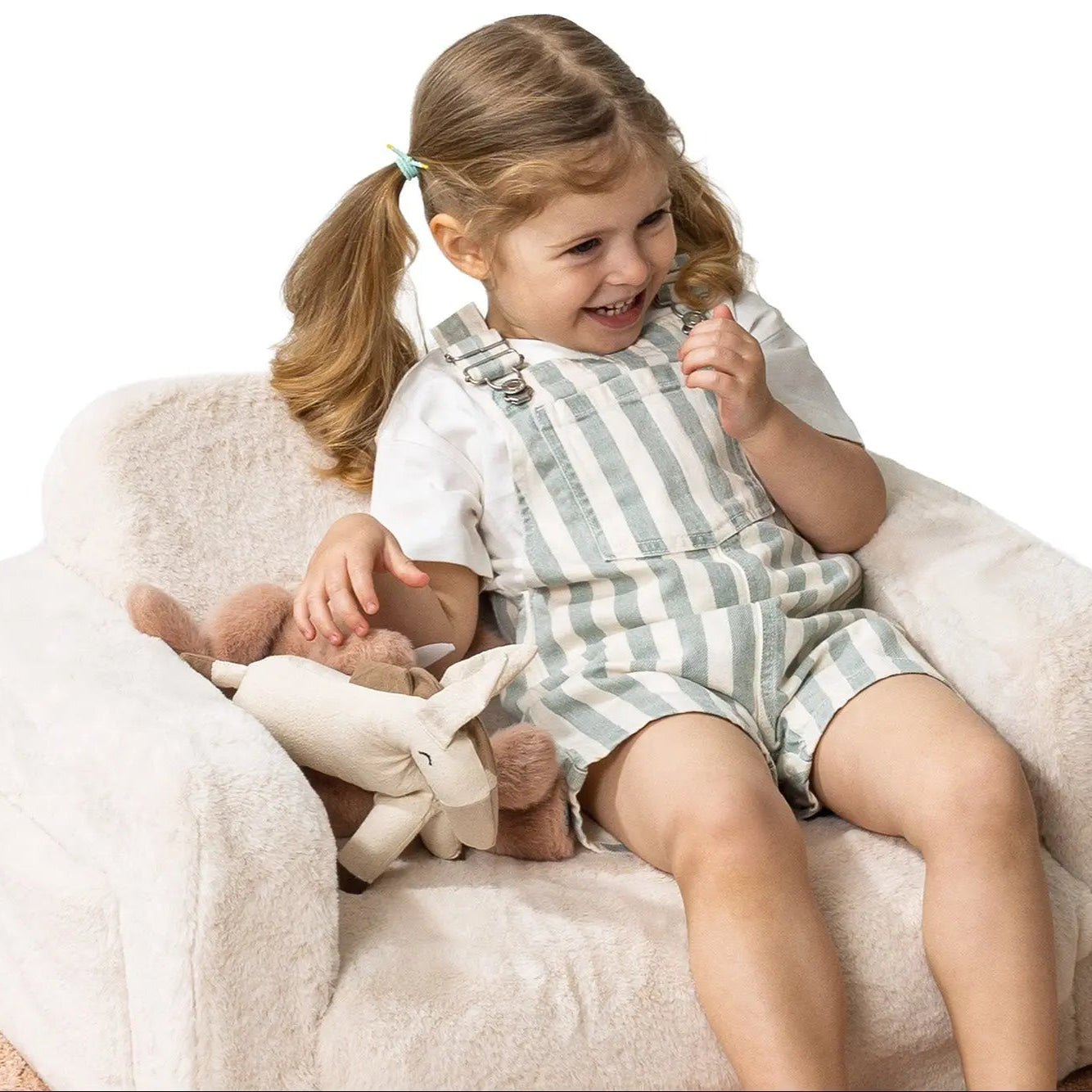 Lumi Chair Bunny – 2 - in - 1 Kids Chair and Nap Mattress - AlmaVidaKids