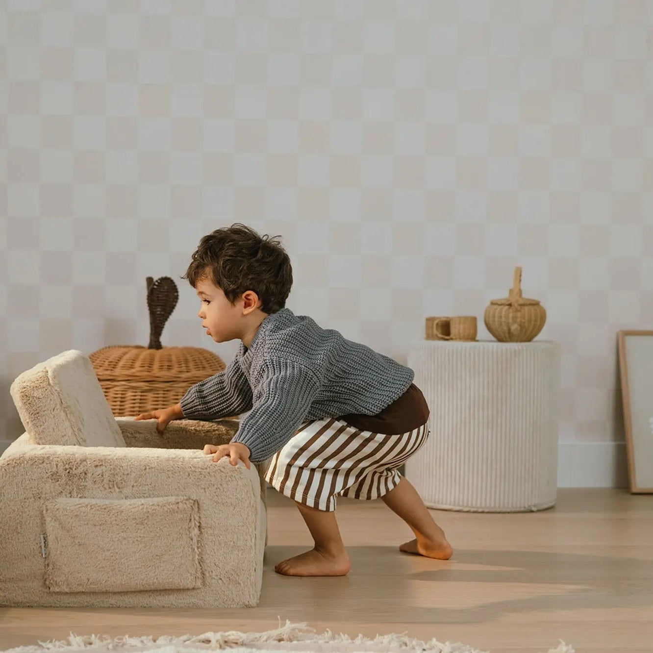 Lumi Chair Bunny – 2 - in - 1 Kids Chair and Nap Mattress - AlmaVidaKids