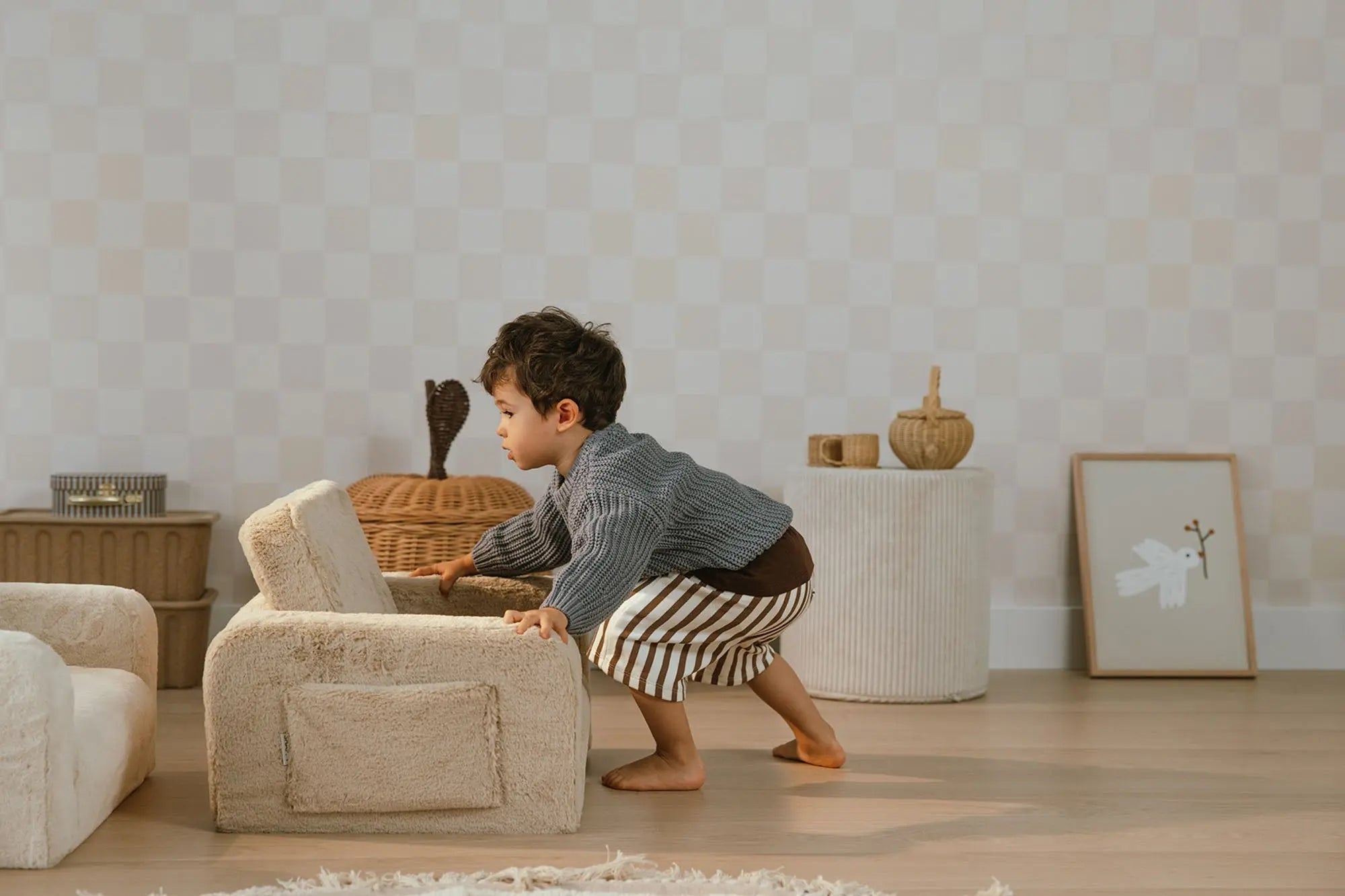 Lumi Chair Bunny – 2 - in - 1 Kids Chair and Nap Mattress - AlmaVidaKids