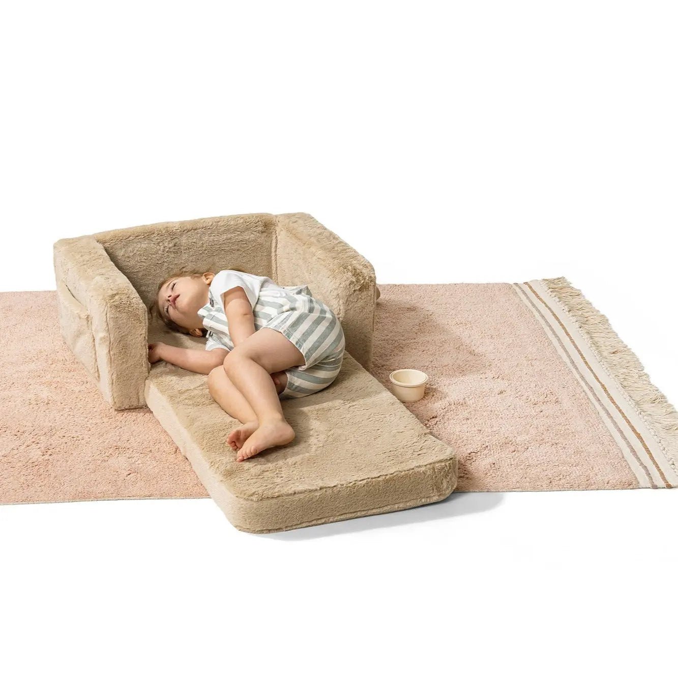 Lumi Chair Bunny – 2 - in - 1 Kids Chair and Nap Mattress - AlmaVidaKids