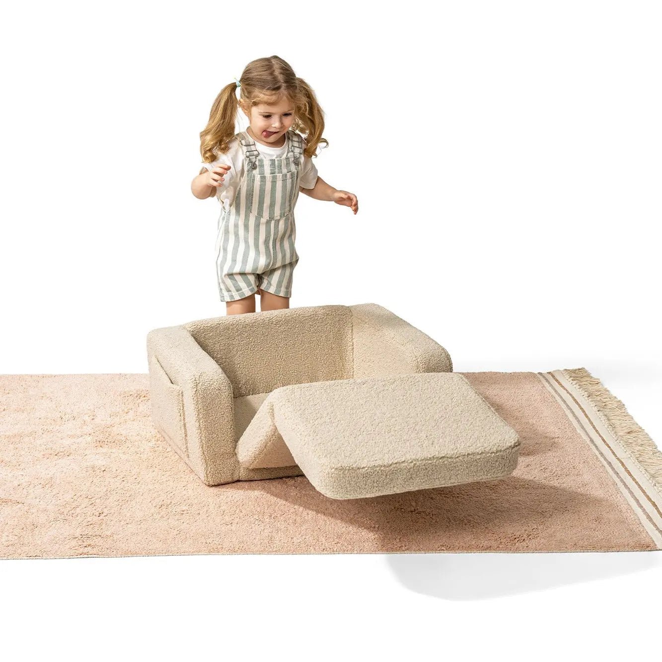 Lumi Chair Teddy – 2 - in - 1 Chair and Nap Mattress - AlmaVidaKids