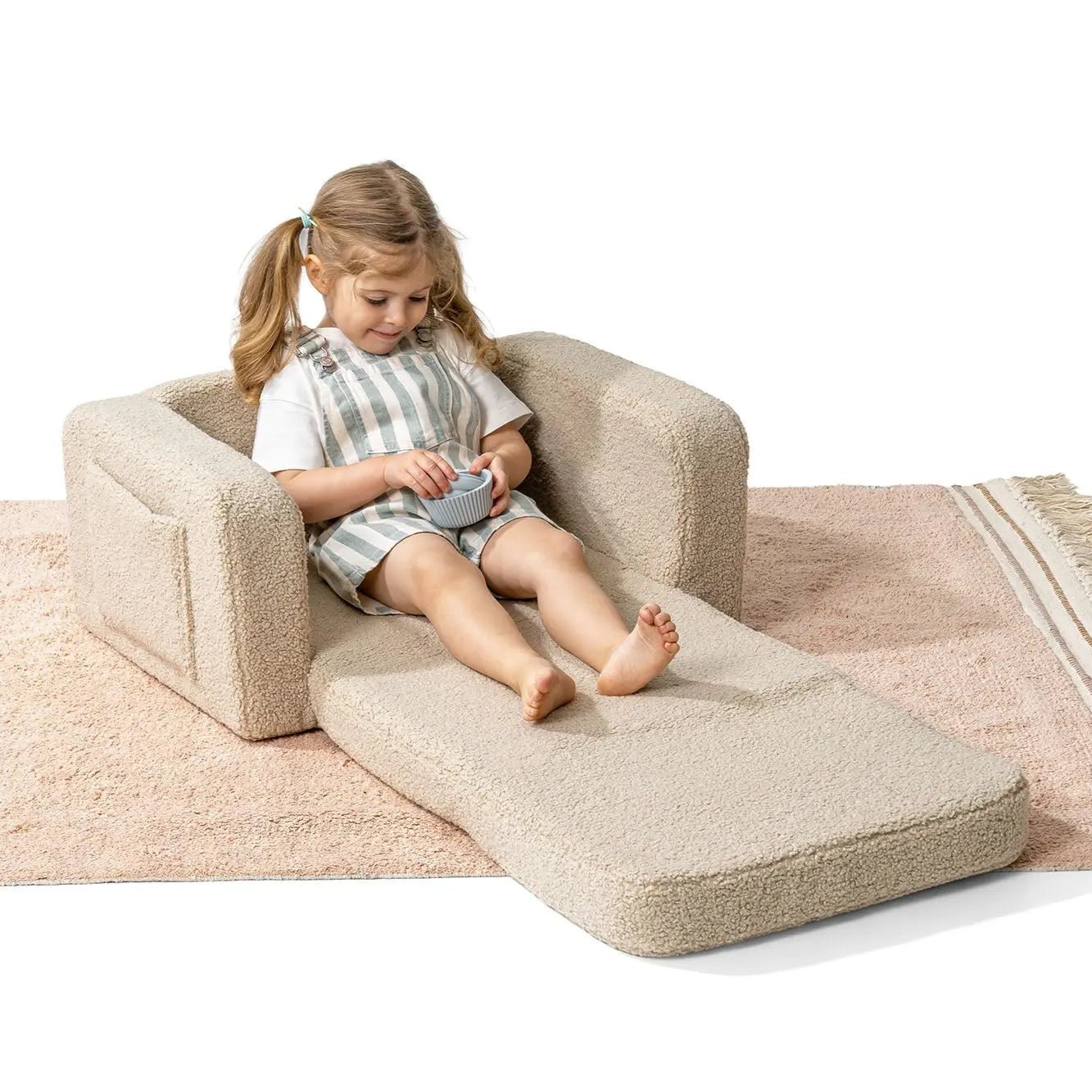 Lumi Chair Teddy – 2 - in - 1 Chair and Nap Mattress - AlmaVidaKids