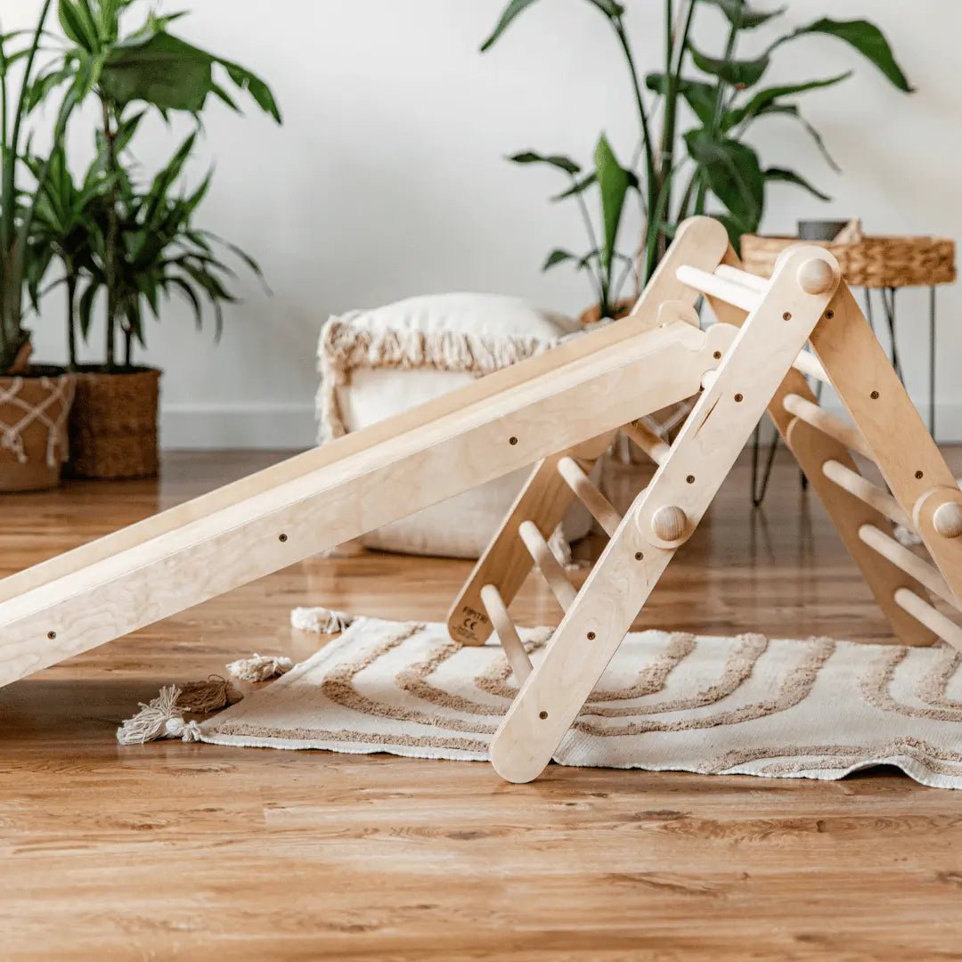 MOPITRI® 4 - segment Modifiable Climbing Pikler Triangle - AlmaVidaKids