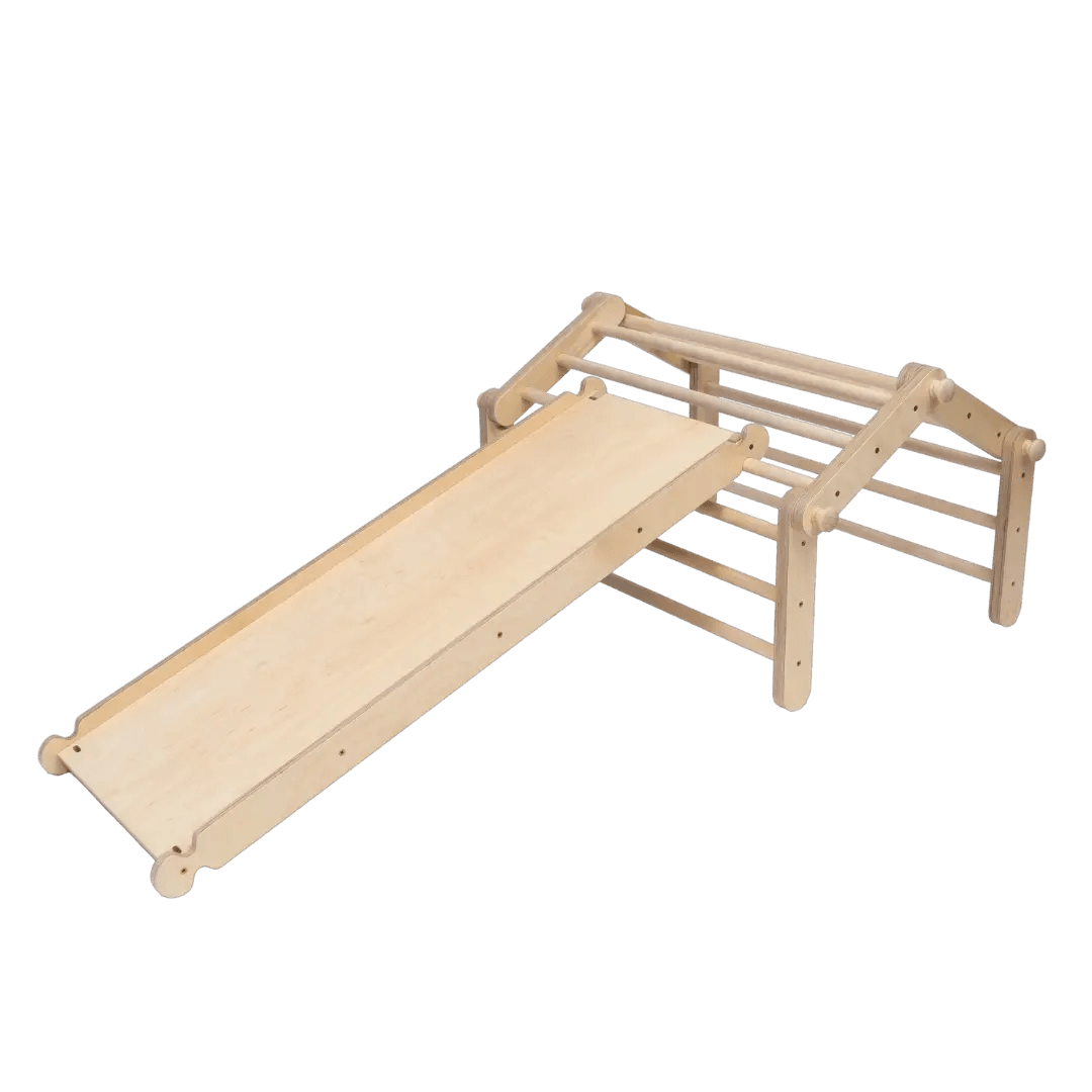 MOPITRI® 4 - segment Modifiable Climbing Pikler Triangle - AlmaVidaKids