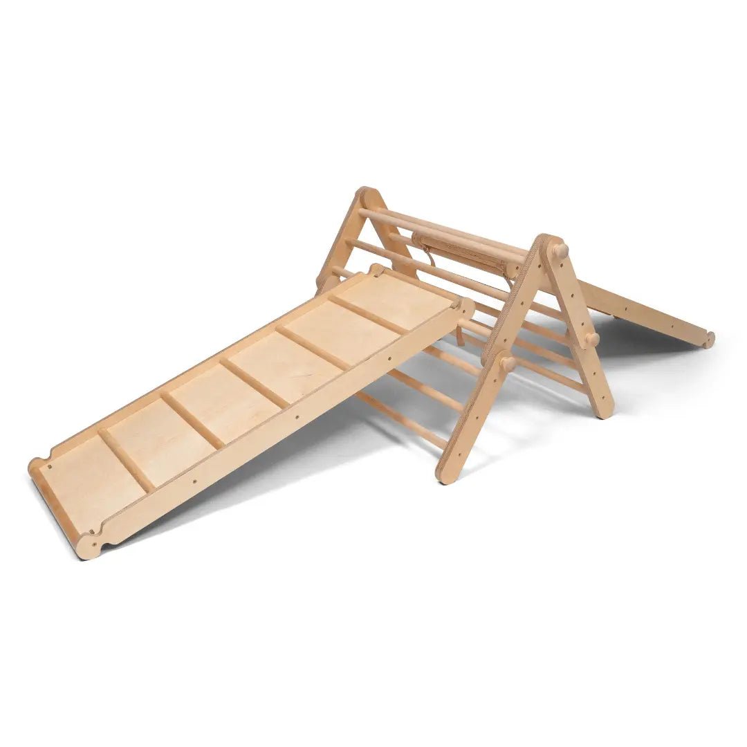 MOPITRI® 4 - segment Modifiable Climbing Pikler Triangle - AlmaVidaKids