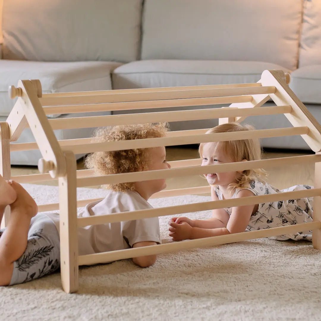 MOPITRI® 4 - segment Modifiable Climbing Pikler Triangle - AlmaVidaKids