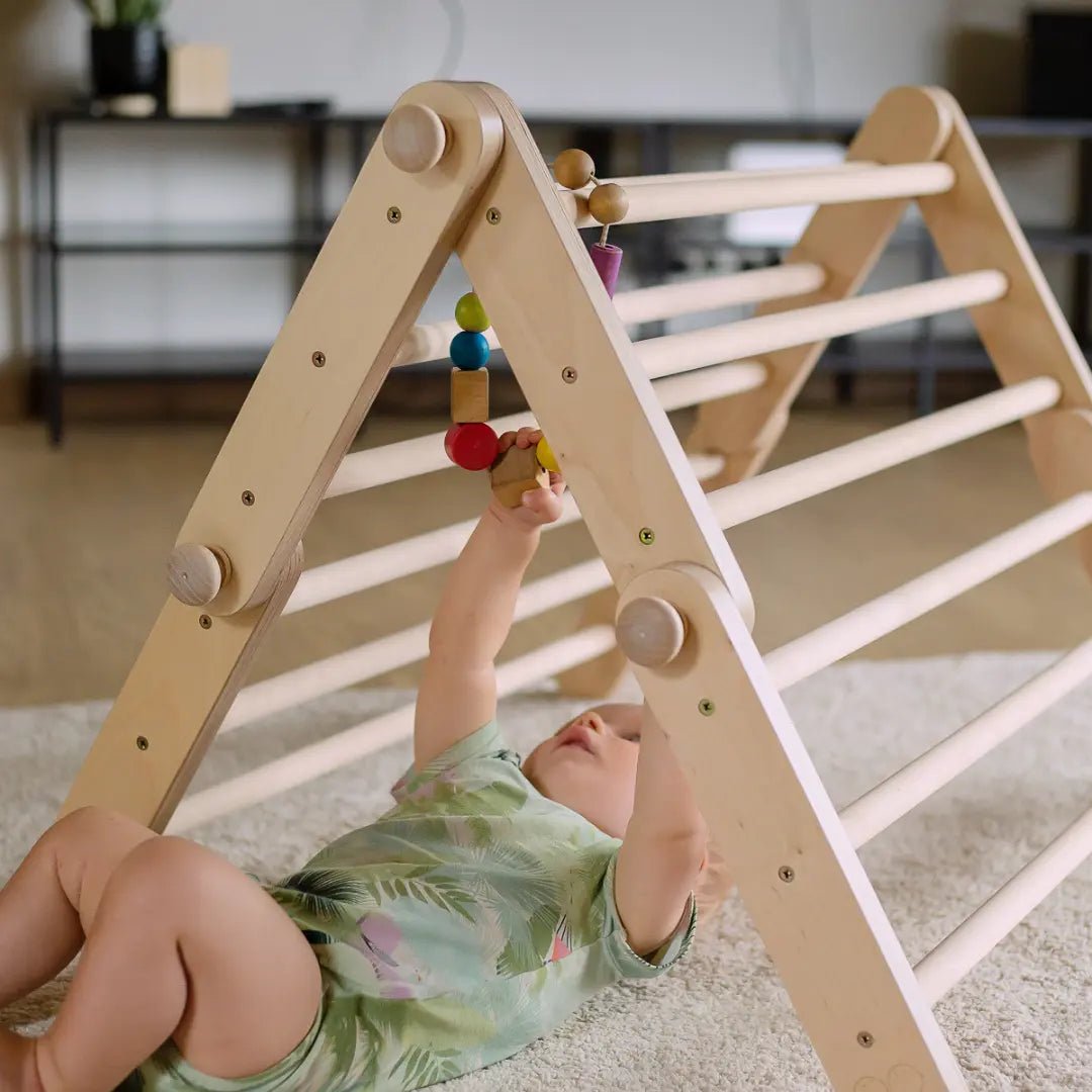 MOPITRI® 4 - segment Modifiable Climbing Pikler Triangle - AlmaVidaKids