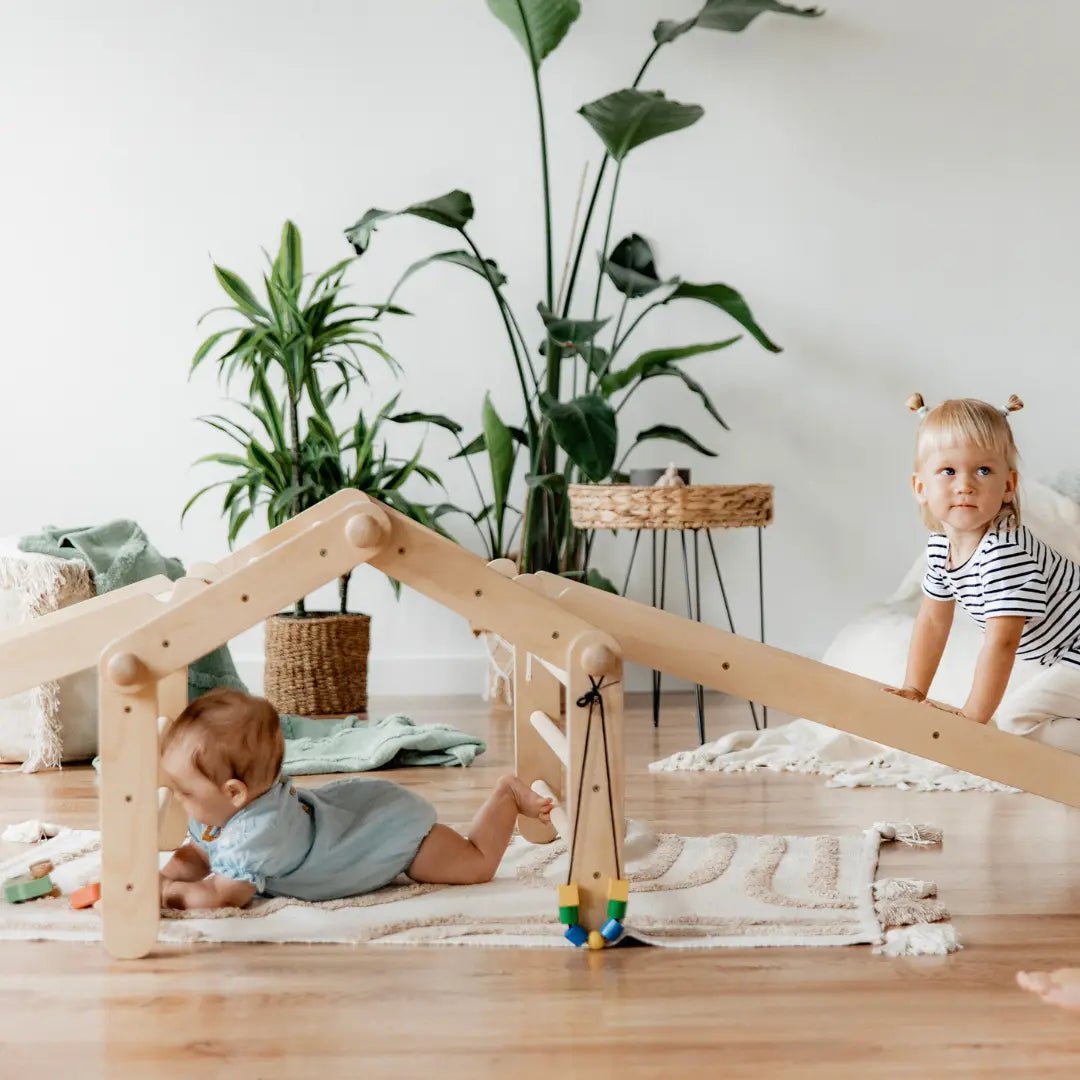 MOPITRI® 4 - segment Modifiable Climbing Pikler Triangle - AlmaVidaKids