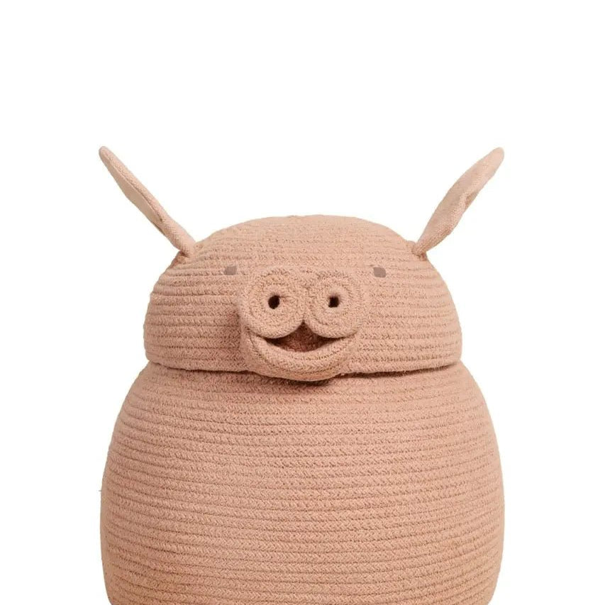 Peggy the Pig Basket - AlmaVidaKids