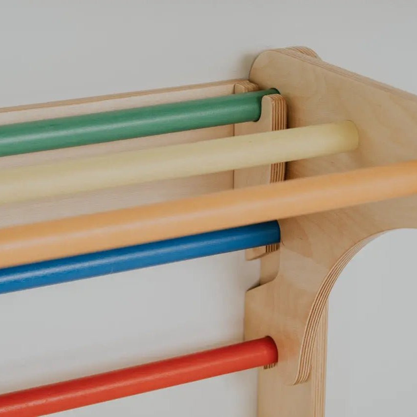 Pikler climbing triangle & climber (swedish) wall - AlmaVidaKids