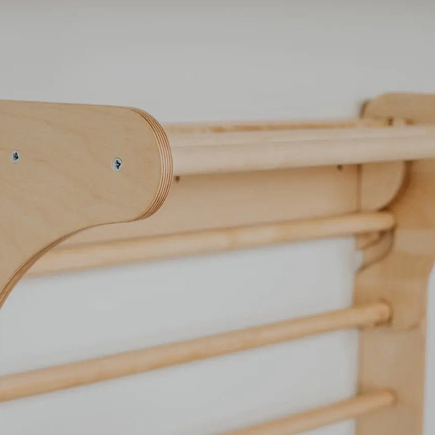 Pikler climbing triangle & climber (swedish) wall - AlmaVidaKids