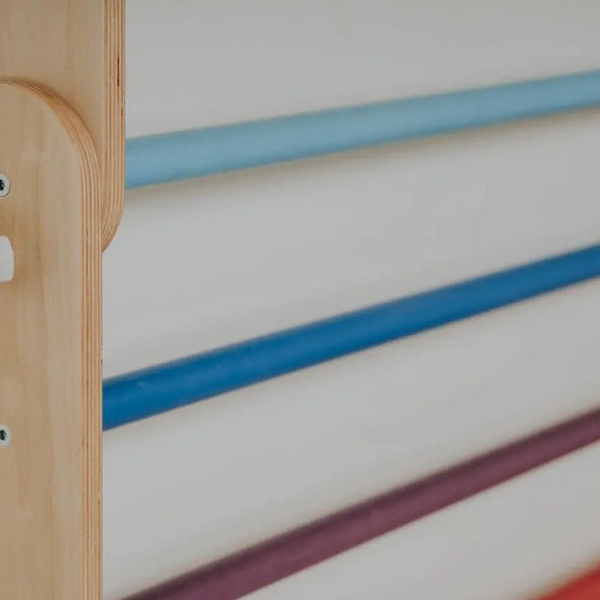 Pikler climbing triangle & climber (swedish) wall - AlmaVidaKids