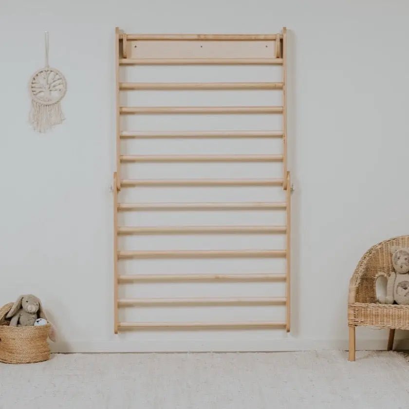 Pikler climbing triangle & climber (swedish) wall - AlmaVidaKids