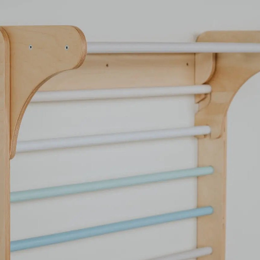 Pikler climbing triangle & climber (swedish) wall - AlmaVidaKids