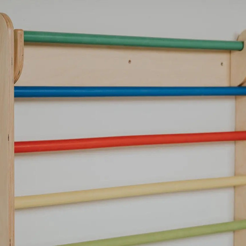 Pikler climbing triangle & climber (swedish) wall - AlmaVidaKids