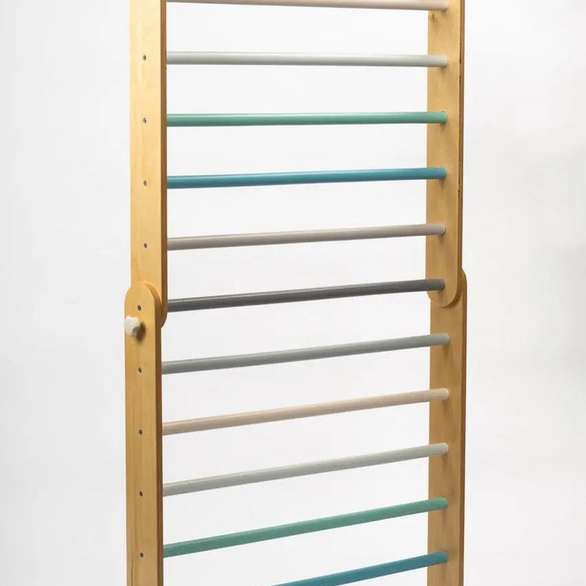 Pikler climbing triangle & climber (swedish) wall - AlmaVidaKids