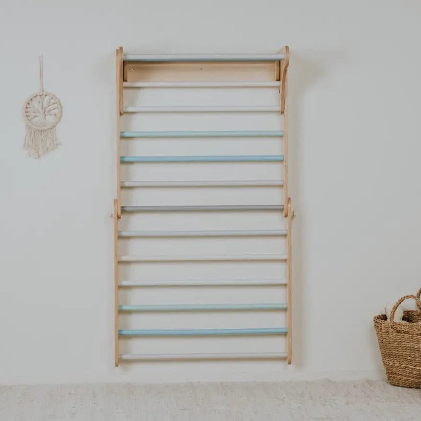 Pikler climbing triangle & climber (swedish) wall - AlmaVidaKids