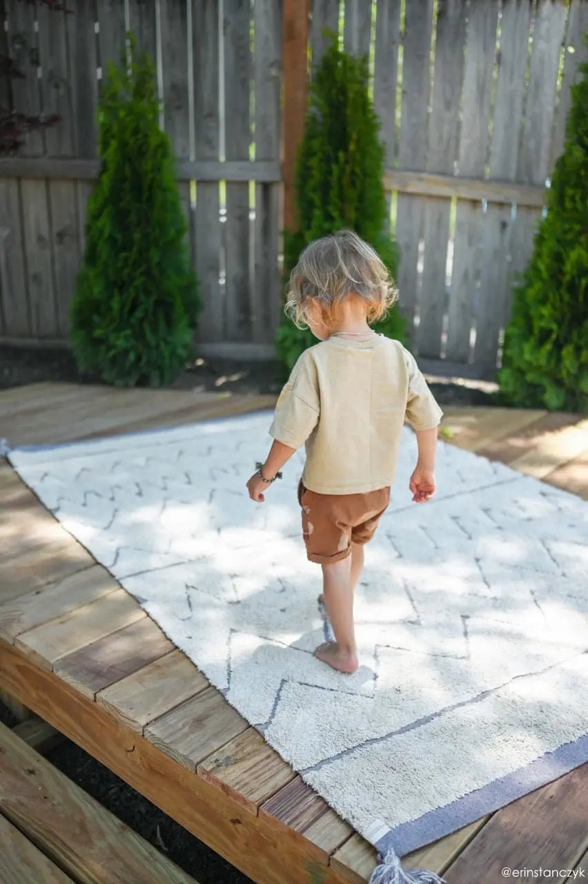 Rugcycled Washable Rug Azteca - AlmaVidaKids