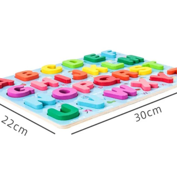 SmartBoard – Kleurrijk & Educatief – Montessori Cijfer & Letter Leerpuzzel - AlmaVidaKids