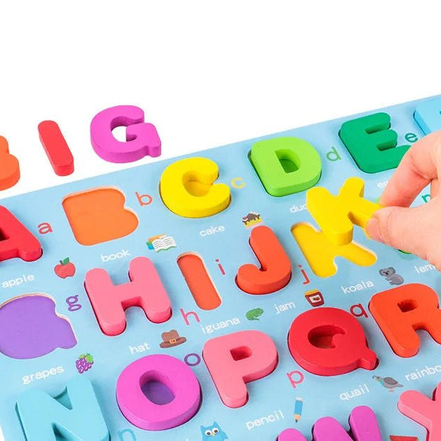 SmartBoard – Kleurrijk & Educatief – Montessori Cijfer & Letter Leerpuzzel - AlmaVidaKids