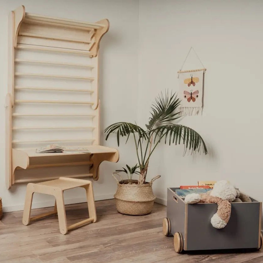 Table & Chair Add - on for Climber Wall - AlmaVidaKids