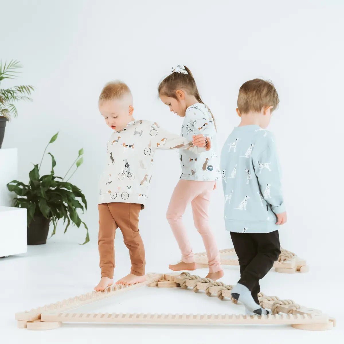 TipiToo® • Balance beam 3 or 6 piece set - AlmaVidaKids