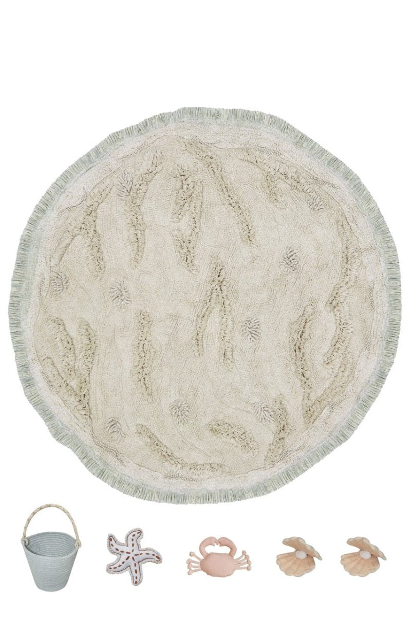 Washable Play Rug | Island - AlmaVidaKids