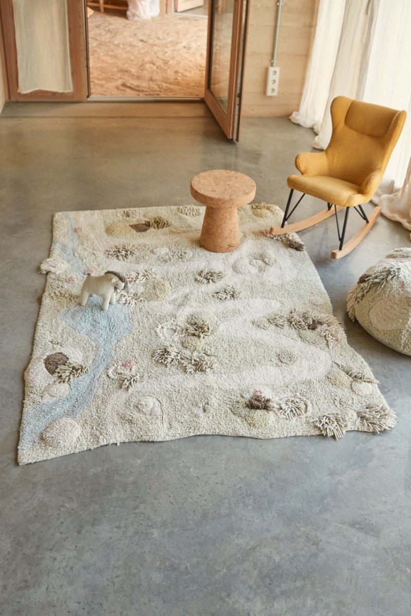 Washable Play Rug | Path of Nature - AlmaVidaKids