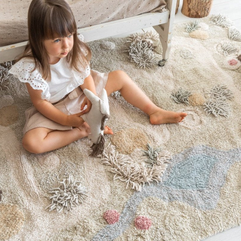 Washable Play Rug | Path of Nature - AlmaVidaKids