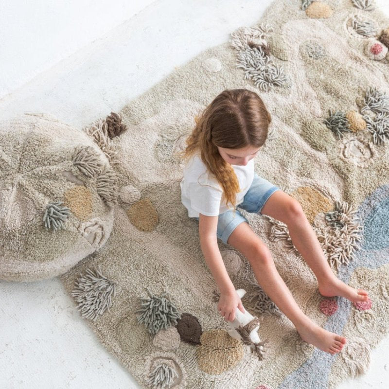 Washable Play Rug | Path of Nature - AlmaVidaKids
