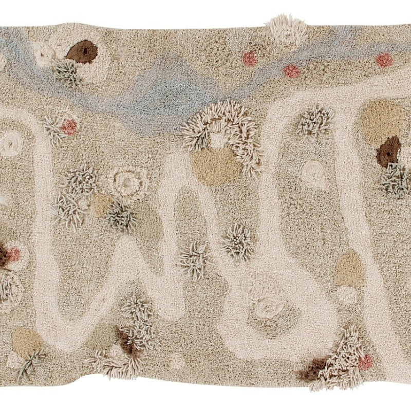 Washable Play Rug | Path of Nature - AlmaVidaKids