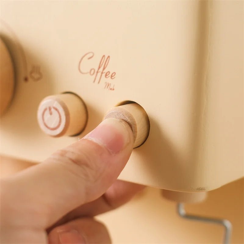 Woods™ - Barista in de Maak - Houten Espresso Machine Set - AlmaVidaKids