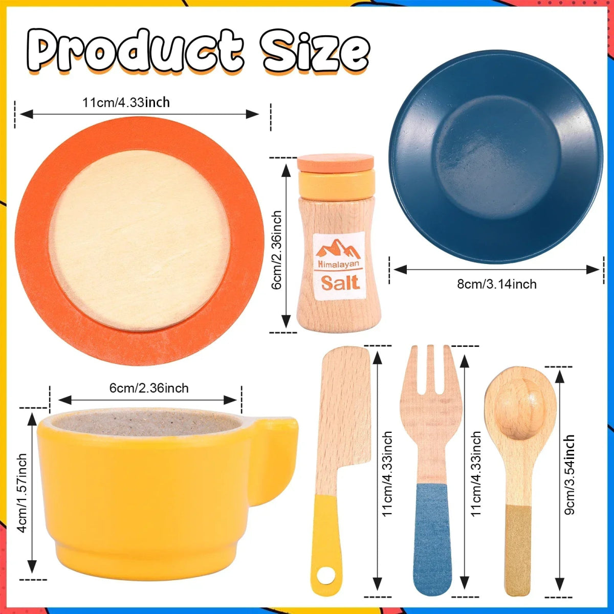 Woods™ - Creatief & Leerzaam - Houten Keuken Speelset Kind - AlmaVidaKids