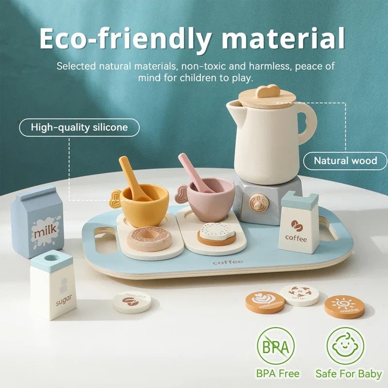 Woods™ - Kleine Theefeestjes - Speelgoed Thee Set - AlmaVidaKids